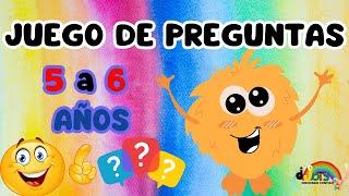 PREGUNTAS PARA NIÑOS DE PREESCOLAR-JUEGO DE PREGUNTAS-PARA NIÑOS DE 5-6AÑOS