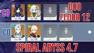 [Duo] Clorinde C0 & Nahida C0 - Neuvillette C0 & kazuha C0 Spiral AByss floor 12 Genshin Impact