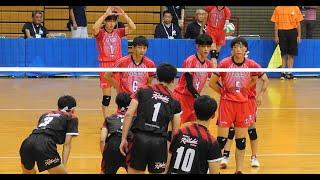 東山 vs 福井工大福井 第2セット 高校男子バレーボール　インターハイ2023 準決勝　高校総体 Japan volleyball