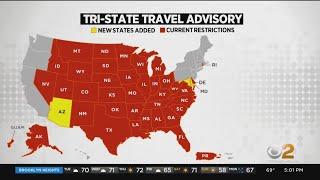 More States Added To Tri-State Travel Advisory List