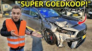 "NIEUW PROJECT?" SCHADE MERCEDES A45S AMG OM TE MAKEN