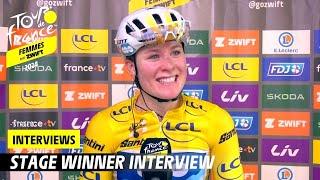 Post-race interview - Stage 2 - Tour de France Femmes avec Zwift 2024