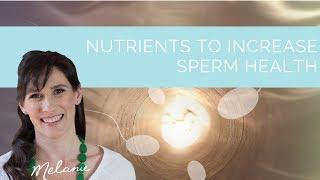 4 nutrients to increase sperm count