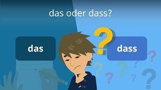 Das oder dass: leicht erklärt!