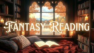 Fantasy Reading | Background Music & Autumn Rain Ambience for Reading, Deep Focus or Relaxing