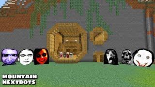 SURVIVAL MOUNTAIN HOUSE VS 100 NEXTBOTS in Minecraft - Gameplay - Coffin Meme