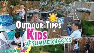 7 Outdoor Ideen für Kinder ️| Summer Hacks | mamiblock