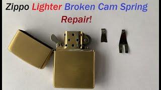 Zippo Lighter Broken Cam Spring Repair