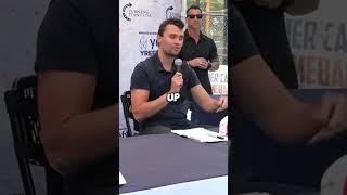 what are your thoughts on this heated debate? #charliekirk #debate #funny #heat #interview #crazy