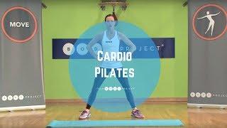 High impact, high energy cardio workout based on Pilates moves