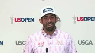 Mathieu Pavon Friday Flash Interview 2024 US Open Championship · Round 2