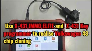 Launch X431 IMMO Elite VW Polo ID48 96bit Transponder Cloning- OBDII365