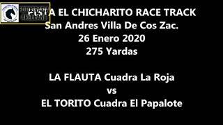 LA FLAUTA(Cuadra La Roja) vs EL TORITO(Cuadra El Papalote) PISTA EL CHICHARITO RACE TRACK