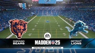 Madden 25 - Chicago Bears @ Detroit Lions - Week 13 Thanksgiving Day Game