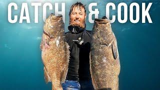 Massive Grouper Catch and Cook in Remote Mexico