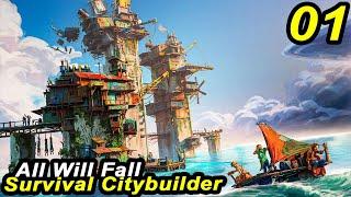 Starting Fresh in ALL WILL FALL - New Post-Apocalyptic Citybuilder Gameplay Part 01