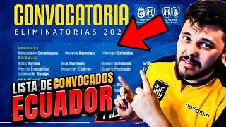 ESTA es la LISTA DE CONVOCADOS en ECUADOR para ELIMINATORIAS 2023 | Falso Nueve