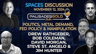 X Spaces Discussion: Politics, Metal Demand, Fed Policy & Manipulation