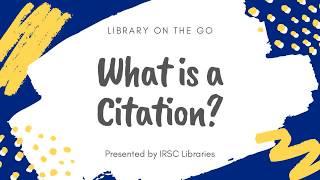 What is a Citation?