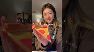 Paper Pizza Tutorial 