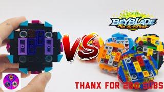 200 SUBSCRIBER SPECIAL | Variant Lucifer VS All sparking beys | LEGO BEYBLADE battles