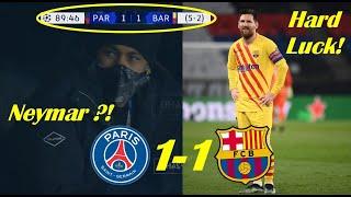 PLAYERS REACTION TO PSG VS BARCELONA (1-1) FT. MESSI, MBAPPE