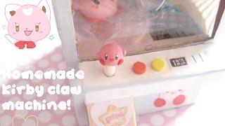 Homemade Kirby claw machine!