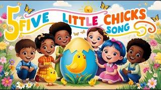 Five Little Chicks | Five Little Chicks Song | Little Geniuses Kids Song | Nursery Rhyme & Kid Song