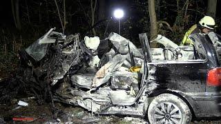 Tödlicher Crash auf der L272 bei Windhagen - Handwerker prallt mit PKW gegen Baum | 18.11.2021