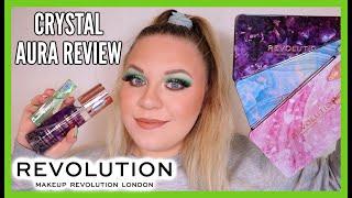 *NEW* REVOLUTION CRYSTAL AURA COLLECTION REVIEW  | tutorials & swatches | makeupwithalixkate