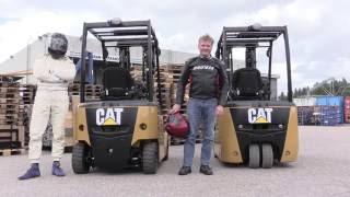 Taking a Cat lift truck for a spin!