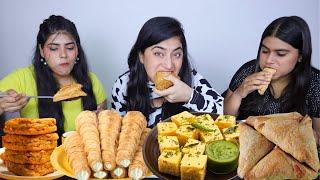 MOUTH VS HAND VS SPOON FOOD CHALLENGE WITH @DingDongGirls | 30 Second Food Challenge