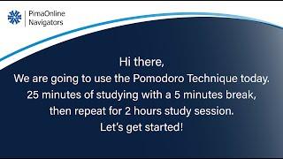Michael - 1.5 hour Study with Pima: Study with Me Session