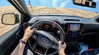 2024 Ford Ranger Raptor - Sending it at the Sand Dunes