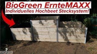 BioGreen ErnteMAXX - Aufbau des Hochbeets (Praktisches Hochbeet Stecksystem)