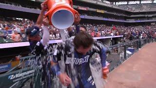 Matt Vierling Postgame Interview After Hitting a Huge Walk Off Home Run