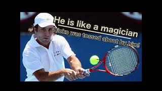 【Tennis Tactics】 Fabrice Santoro - The magician of Tennis with Two-handed Forehand