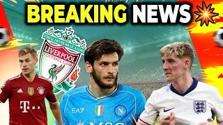 SENSATIONAL TRANSFERS: KVARATSKHELIA, KIMMICH AND GORDON TO LIVERPOOL!