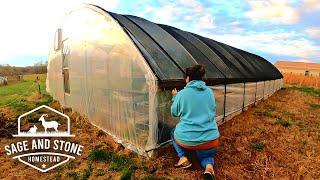 I've Discovered The Limits Of My Unheated Greenhouse | Fall & Winter Garden Tour Ep. 4