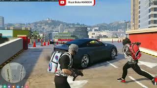 BROTHERS vs MANDEM vs 1-NINERS(SURPRISE ATTACK) GTA V RP(VLTRP)