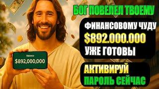 БОГ ПРИКАЗАЛ АКТИВИРОВАТЬ ТВОЮ БОЖЕСТВЕННУЮ ПРОСПЕРИТЕТ $892.000.000 - ТЫ БУДЕШЬ СВИДЕТЕЛЕМ ЧУДА