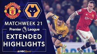 Manchester United v. Wolves | PREMIER LEAGUE HIGHLIGHTS | 1/3/2022 | NBC Sports