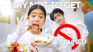 Try Not To Get Stained Challenge!!! (Sino Maglalaba?!) | Ranz and Niana