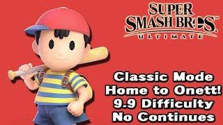 Super Smash Bros. Ultimate (Classic Mode 9.9 Intensity No Continues | Ness)