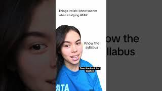 5 things I wish I knew sooner #year11 #year12 #atar #hsc #atarnotes
