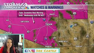 STORMTRACKER 4 ALERT DAY: Dangerous heat continues across Southern Arizona