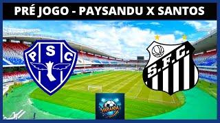 PRÉ JOGO PAYSANDU X SANTOS | CONFIRA AS ESCALAÇÕES, DESFALQUES E ARBITRAGEM