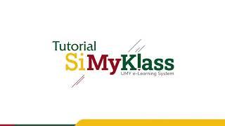 Tutorial SiMyKlass UMY | Dr. Ir. Wahyudi, S.T., M.T.