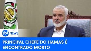 Ismail Haniyeh, chefe do Hamas, é morto no Irã | #SBTNewsnaTV (31/07/24)