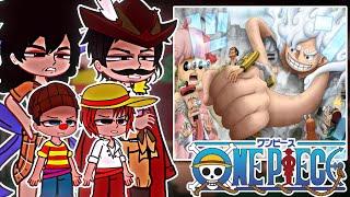 . Old Era React to Luffy vs Kizaru & Saturn || One piece || Gacha React  .